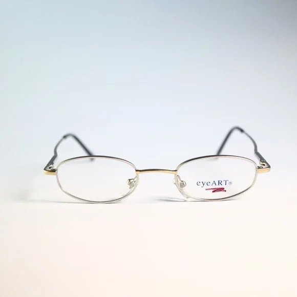 eyeart HOWARD silver gold 42-19-135 eyeglasses small full frame rectangle N12 - Picture 8 of 9